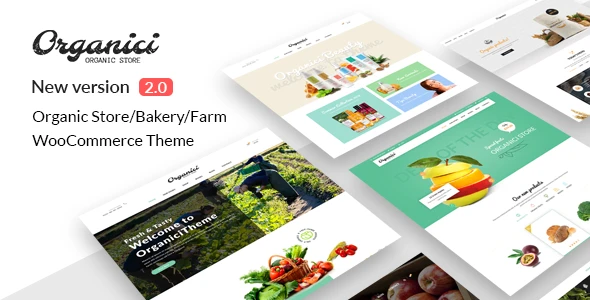 Organici – Organic Store &amp; Bakery WooCommerce Theme