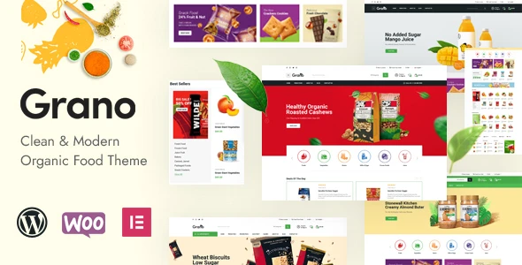 Grano – Organic &amp; Food WordPress Theme