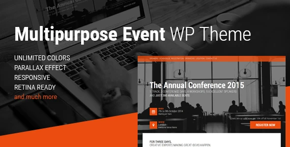 Event &amp; Conference WordPress Theme