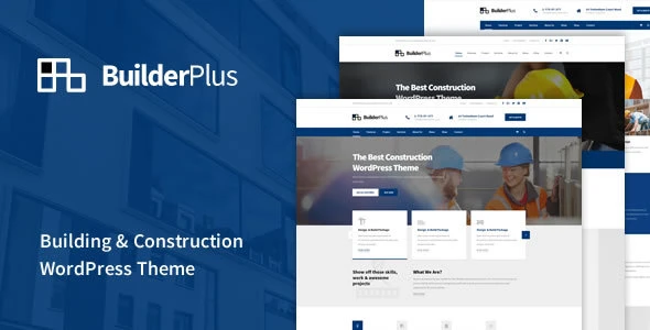 BuilderPlus – Building &amp; Construction WordPress Theme