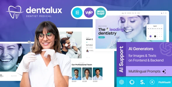 Dentalux | Dentist Medical &amp; Healthcare WordPress Theme