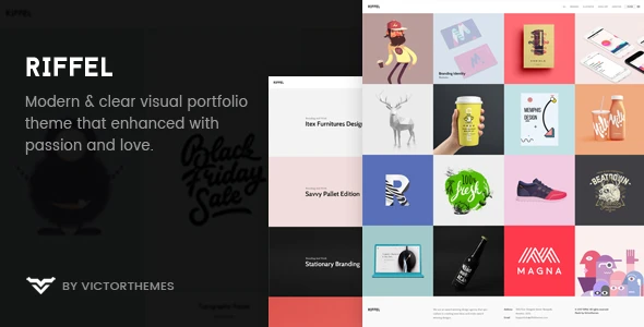 Riffel – A Bold &amp; Rich Portfolio WordPress Theme