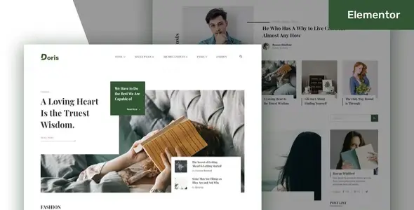Doris – Blog &amp; Magazine Template Kit