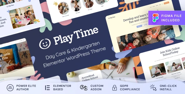 Play Time – Day Care &amp; Kindergarten WordPress Theme